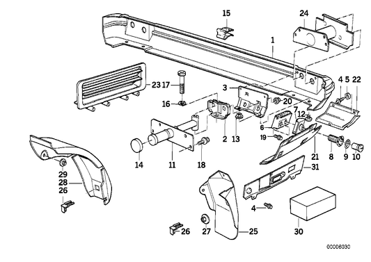 Genuine BMW 51481946449 E34 Heat Insulation (Inc. 525i, 524td & 518g) | ML Performance UK Car Parts