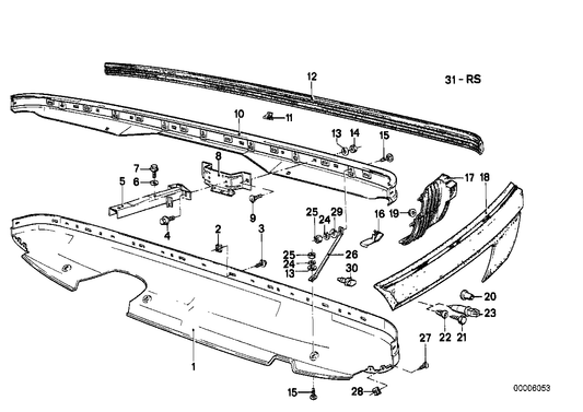 Genuine BMW 51129056508 E23 Mounting Parts Set (Inc. 732i, 745i & 735i) | ML Performance UK UK Car Parts
