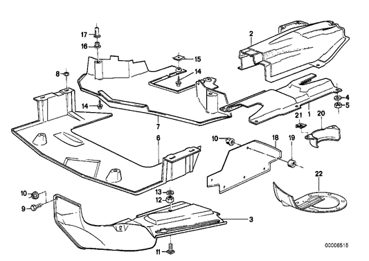Genuine BMW 51471901581 E28 Engine Compartment Screening (Inc. 533i, 520i & 528i) | ML Performance UK UK Car Parts