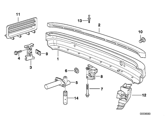 Genuine BMW 51128146074 E36 Shock Absorber, Rear Right (Inc. 316i 1.9, 318tds & 316g) | ML Performance UK UK Car Parts