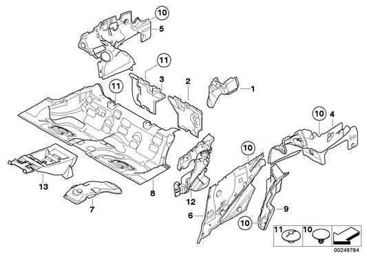 Genuine BMW 51486953437 E93 Sound Insulating Left (Inc. 328i, 320i & 325i) | ML Performance UK UK Car Parts