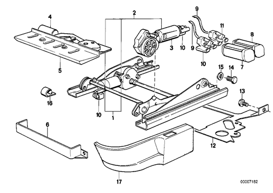 Genuine BMW 52101940405 E28 E24 Flex.Backrest Adjusting Shaft L=247mm (Inc. 528i, M6 & M535i) | ML Performance UK UK Car Parts