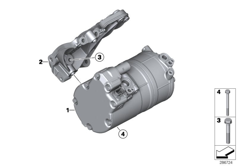 Genuine BMW 64529345313 Electric A/C Compressor (Inc. Hybrid 7, Hybrid 3 & Hybrid 7L) | ML Performance UK UK Car Parts