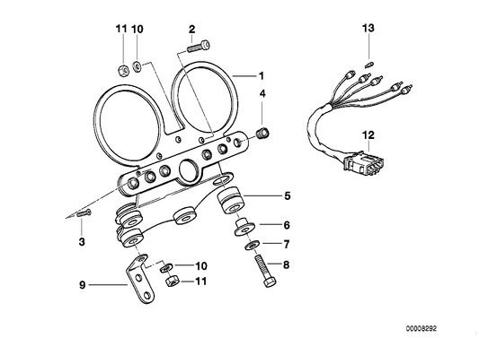 Genuine BMW 62211244817 80 Control Light Socket Set (Inc.  & R 100 R) | ML Performance UK Car Parts
