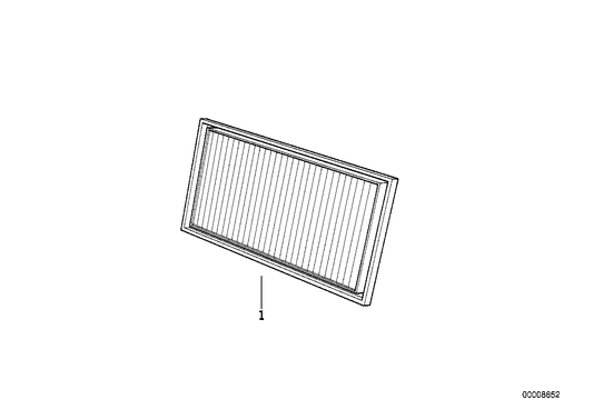 Genuine BMW 64118350011 E34 E32 Microfilter (Inc. 525tds, 730iL & 735iL) | ML Performance UK UK Car Parts