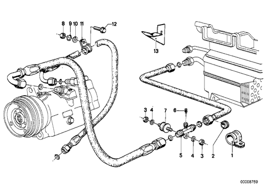 Genuine BMW 64521354981 E24 E28 E12 Valve (Inc. 732i, 728 & 518) | ML Performance UK UK Car Parts