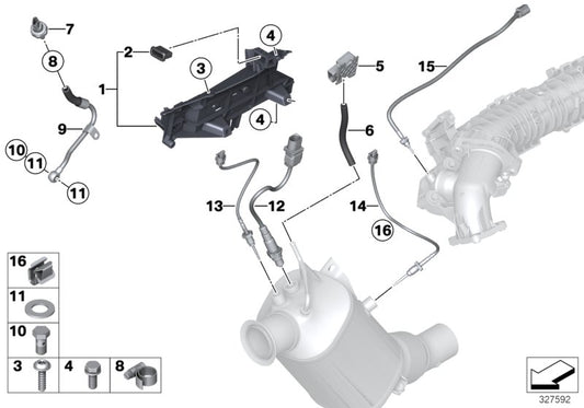 Genuine BMW 13627811112 E93 F20 Bracket F.Sensor (Inc. 325d, 220d & 328dX) | ML Performance UK UK Car Parts