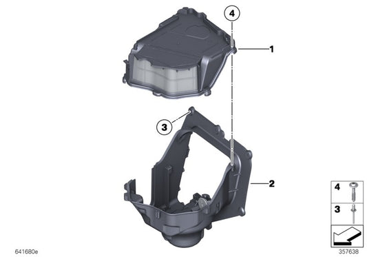 Genuine BMW 64119216223 Housing Cover With Coarse Filter (Inc. 650i, 520d ed & 730Li) | ML Performance UK UK Car Parts