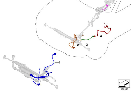 Genuine BMW 61129314685 F15 F16 Wiring Harness, Servotronic (Inc. X6 40dX & X5) | ML Performance UK UK Car Parts