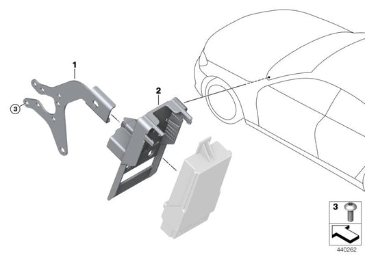 Genuine BMW 61359349756 EWB G11 Control Unit Holder Heat Comfort Pack (Inc. 740e, 730LdX & 745Le) | ML Performance UK UK Car Parts