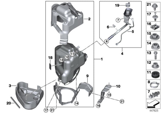 Genuine BMW 16197295653 F15 F16 Scr Container Active (Inc. X5 & X6 M50dX) | ML Performance UK UK Car Parts