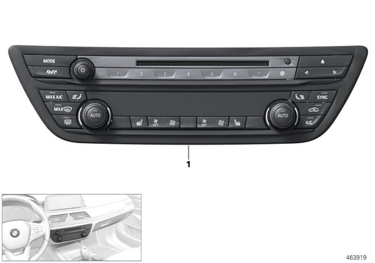 Genuine BMW 64119475837 G11 Rep. Kit For Radio/Climate Cont. Panel (Inc. 730dX, 750Li & 730i) | ML Performance UK UK Car Parts