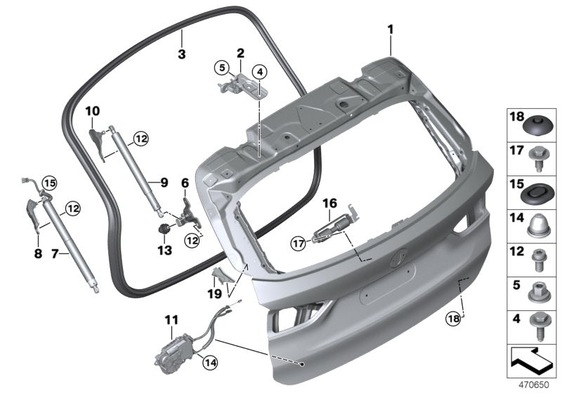 Genuine BMW 51247482232 Feedback Lever Left (Inc. X1) | ML Performance UK UK Car Parts