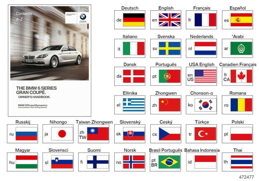 Genuine BMW 01402902827 Owner's Manual For EN US (Inc. 650i, 640iX & 640i) | ML Performance UK UK Car Parts