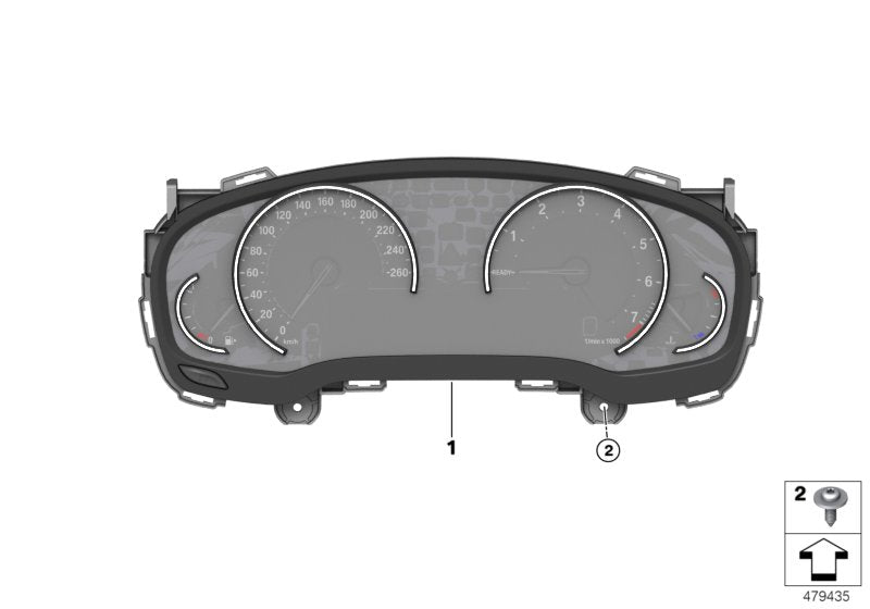 Genuine BMW 62109439968 G20 G21 Instrument Cluster KM/H (Inc. 330i, 320i & M340iX) | ML Performance UK UK Car Parts