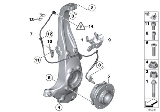Genuine BMW 31216775767 Carrier, Left (Inc. 750i, Alpina B7L & 740Li) | ML Performance UK UK Car Parts