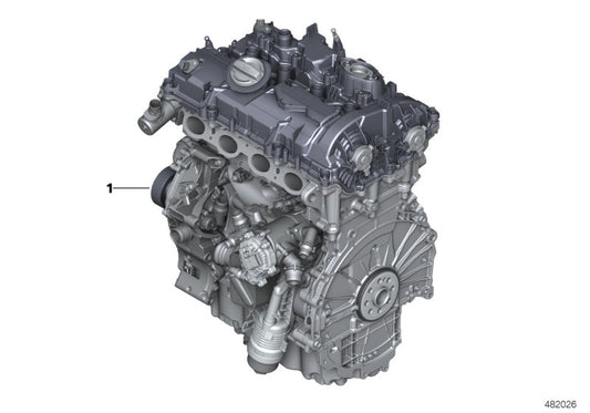 Genuine BMW 11002463330 G30 G20 G02 Exch. Short Engine B46B20B (Inc. 530iX, 330iX & X4 20iX) | ML Performance UK UK Car Parts