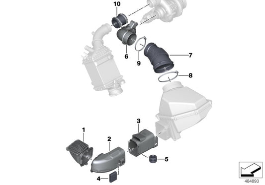 Genuine BMW 07119909529 F91 F93 F90 Hose Clamp (Inc. X4 M, X3 M & M5) | ML Performance UK UK Car Parts
