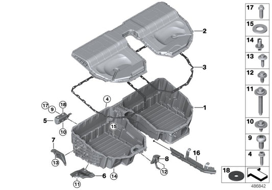 Genuine BMW 61258624563 G30 Right Bracket (Inc. 530e & 530eX) | ML Performance UK UK Car Parts