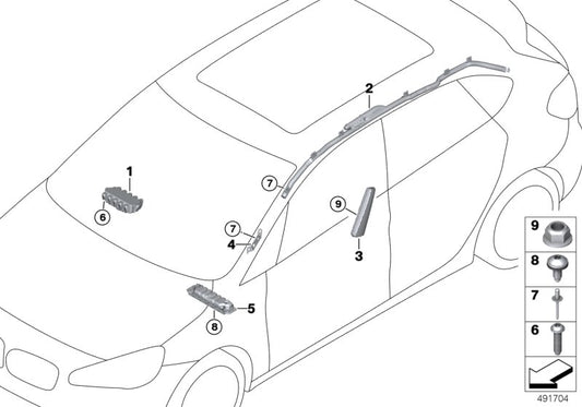 Genuine BMW 72127312466 F46 Side Airbag, Front Right Seat (Inc. 225i, 220d & 218i) | ML Performance UK UK Car Parts
