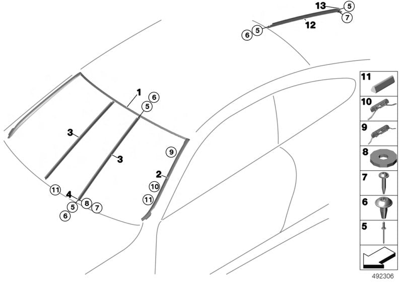 Genuine BMW 41008427604 Blind Rivet, Countersunk Head M5 (Inc. M4 GT4 & M6 GT3) | ML Performance UK UK Car Parts