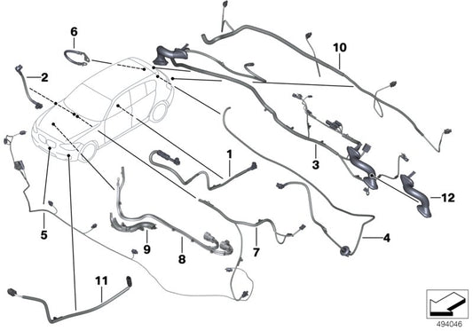 Genuine BMW 61119251702 F83 Connecting Wire Champ/Mask-Cid (Inc. M4 GTS, 320dX & 330e) | ML Performance UK UK Car Parts