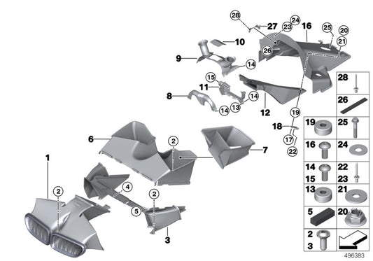 Genuine BMW 51748428667 Air Cleaner Housing AIR INTAKE 2018 (Inc. M6 GT3) | ML Performance UK UK Car Parts