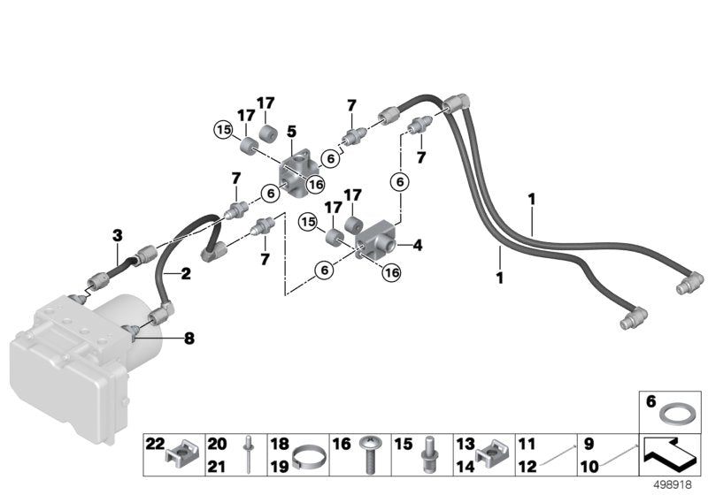 Genuine BMW 34308428051 Adapter M12X1 D03 120° (Inc. M6 GT3) | ML Performance UK UK Car Parts
