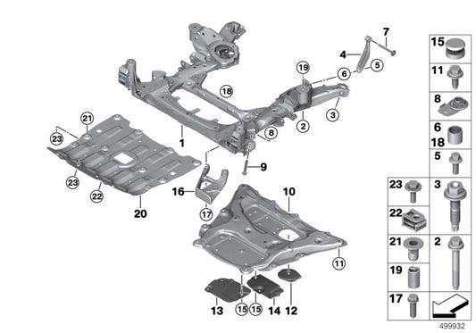 Genuine BMW 31106878754 G07 G05 G06 Crash Wedge Right (Inc. X7 50iX & X5) | ML Performance UK UK Car Parts