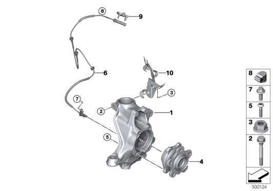 Genuine BMW 31216877143 G20 G21 Pivot Bearing, Camber Correction, Left RWD MINUS (Inc. 330e, 330d & 320i 1.6) | ML Performance UK UK Car Parts