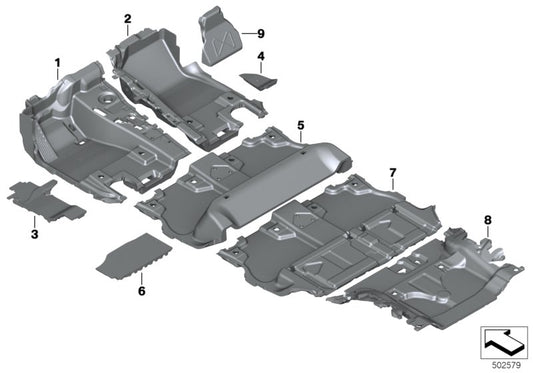 Genuine BMW 51477434324 G07 G05 G06 Insert, Front Right (Inc. X5 50iX & X6) | ML Performance UK UK Car Parts