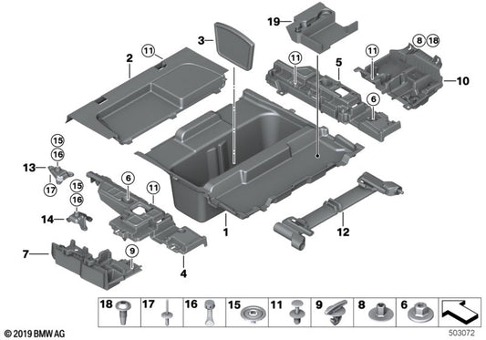 Genuine BMW 51477288204 Dividing Element (Inc. 335dX, 335i & 320iX) | ML Performance UK UK Car Parts
