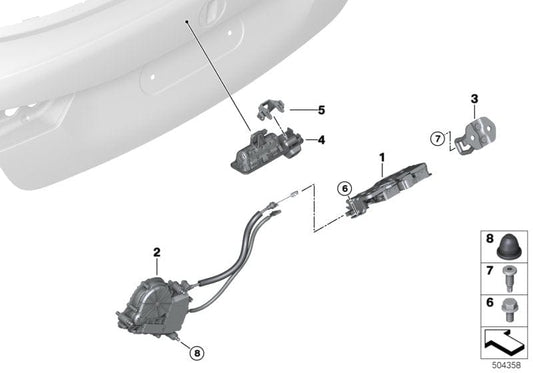 Genuine BMW 07147233975 F40 EWB Fillister-Head Screw M8 (Inc. 318ti, X5 M50dX & 225xe) | ML Performance UK UK Car Parts
