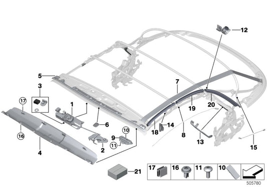 Genuine BMW 54347310938 Base Plate Right (Inc. M240i, 218d & 218i) | ML Performance UK UK Car Parts