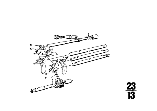 Genuine BMW 23311490135 E28 E12 E30 Shifting Fork (Inc. 2000tii, 2000ti & 520) | ML Performance UK UK Car Parts
