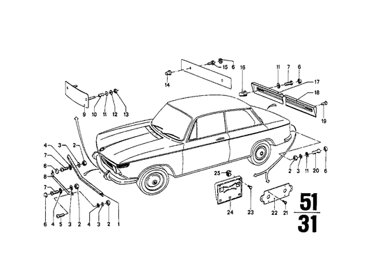 Genuine BMW 51181832848 E21 E12 Spacer Tube (Inc. 3.0S, 530i & 3.0SBav) | ML Performance UK UK Car Parts