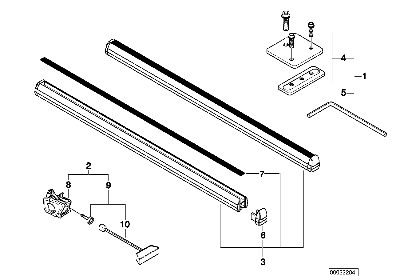 Genuine BMW 71111237849 E39 E46 60 Inner Hex Spanner SW8 (Inc. 316Ci, 523i & 323i) | ML Performance UK Car Parts