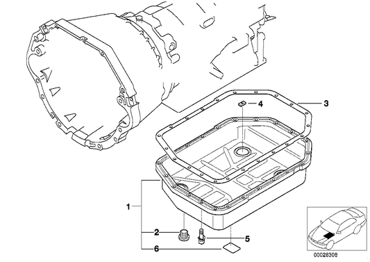 Genuine BMW 24111422676 E38 E52 E39 Gasket (Inc. 735i, 840Ci & 730d) | ML Performance UK UK Car Parts