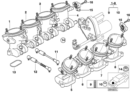 Genuine BMW 13547831595 E39 E52 Throttle Housing Assy (Inc. M5 & Z8) | ML Performance UK UK Car Parts
