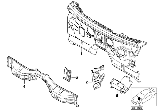 Genuine BMW 41118265567 E53 Left Reinforcement Floor Panel (Inc. X5) | ML Performance UK UK Car Parts