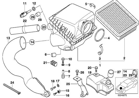 Genuine BMW 13711747821 E38 Suction Tube (Inc. 740iL, 740i & 730iL) | ML Performance UK UK Car Parts
