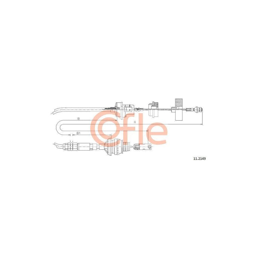 Cofle 11.2149 Clutch Cable
