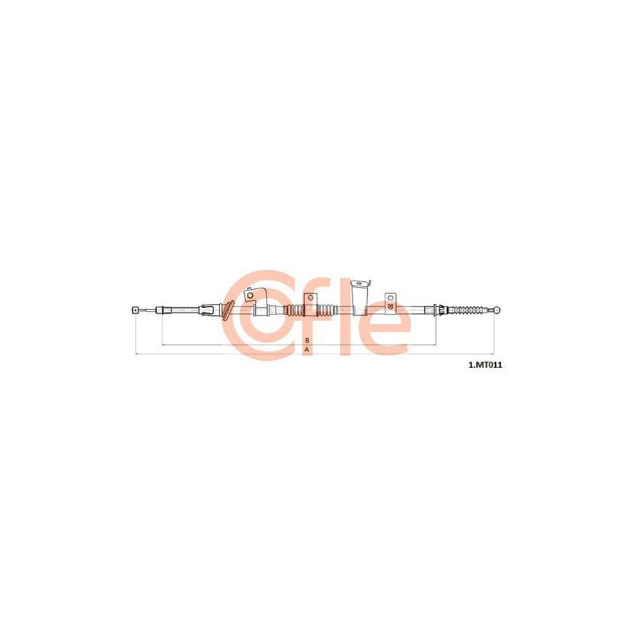 Cofle 92.1.Mt011 Hand Brake Cable For Mitsubishi Outlander Iii Off-Road (Gg, Gf)
