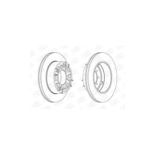 Champion 567128Ch-1 Brake Disc For Iveco Daily