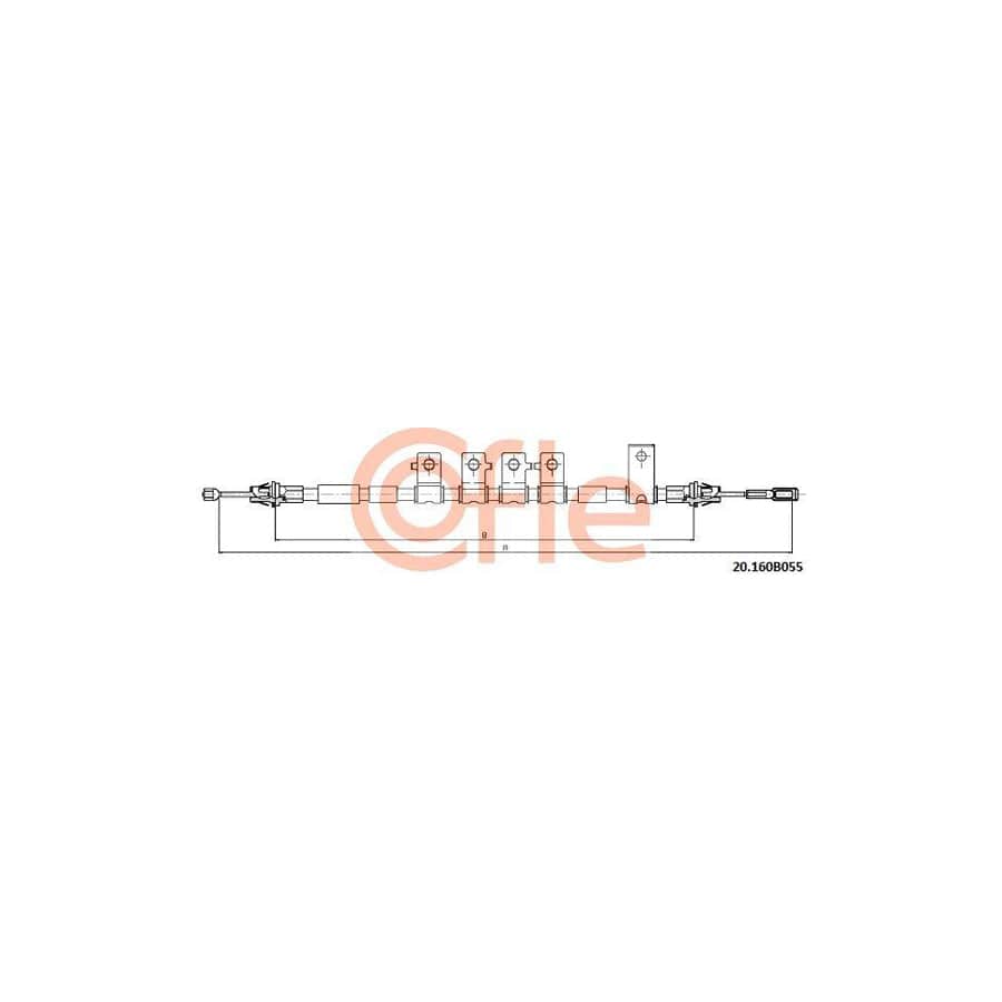 Cofle 20.160B055 Hand Brake Cable For Fiat Freemont (345)