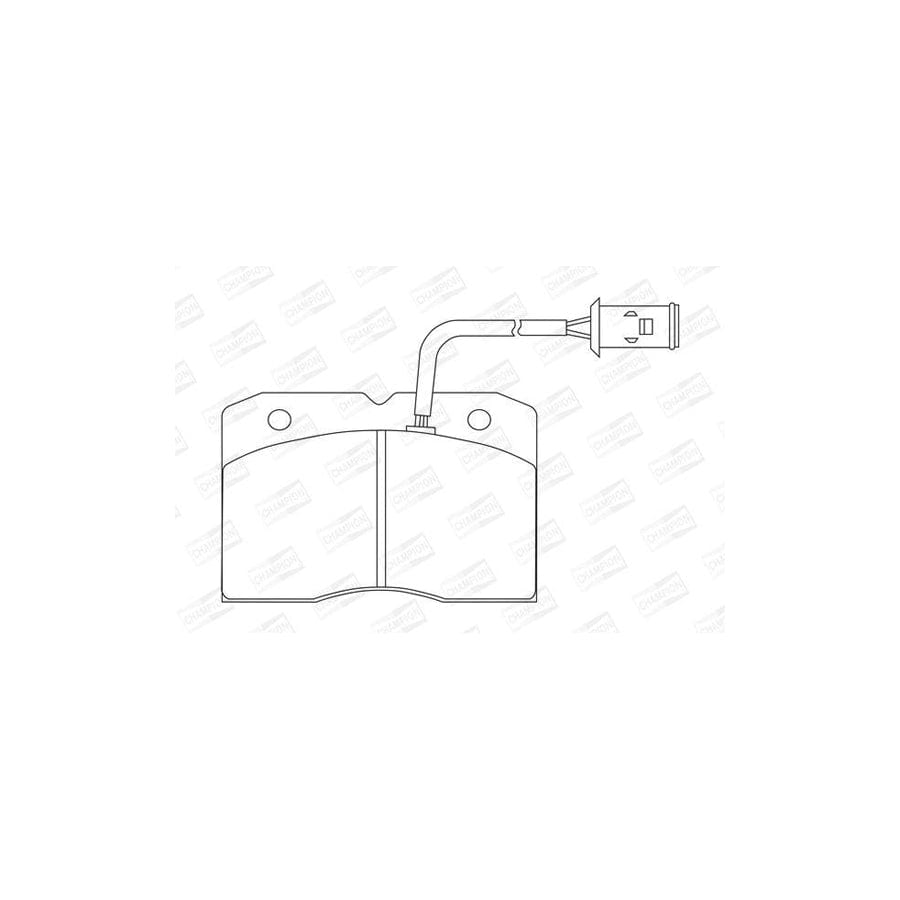 Champion 571422CH Brake Pad Set For Iveco Daily