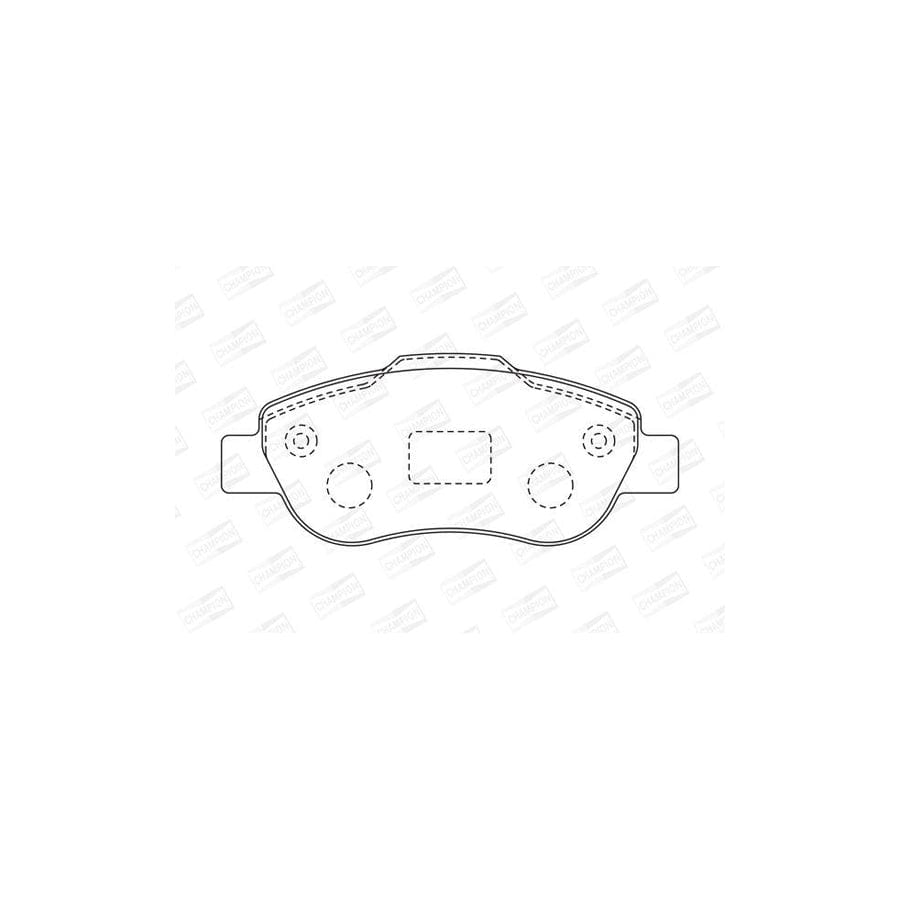 Champion 573168CH Brake Pad Set For Fiat Panda Ii Hatchback (169)