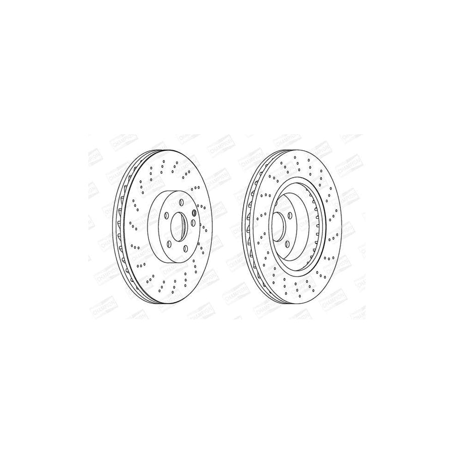 Champion 562678Ch-1 Brake Disc