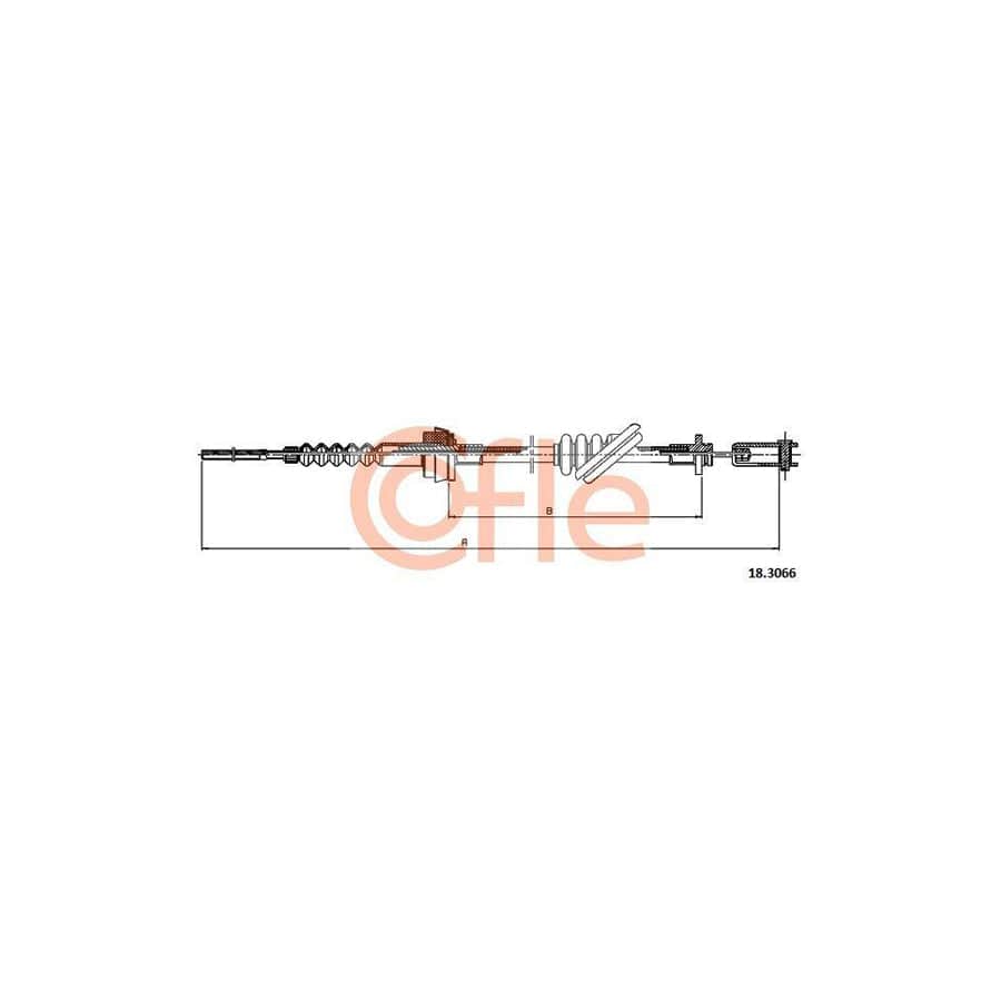 Cofle 18.3066 Clutch Cable For Mazda Demio Estate (Dw)
