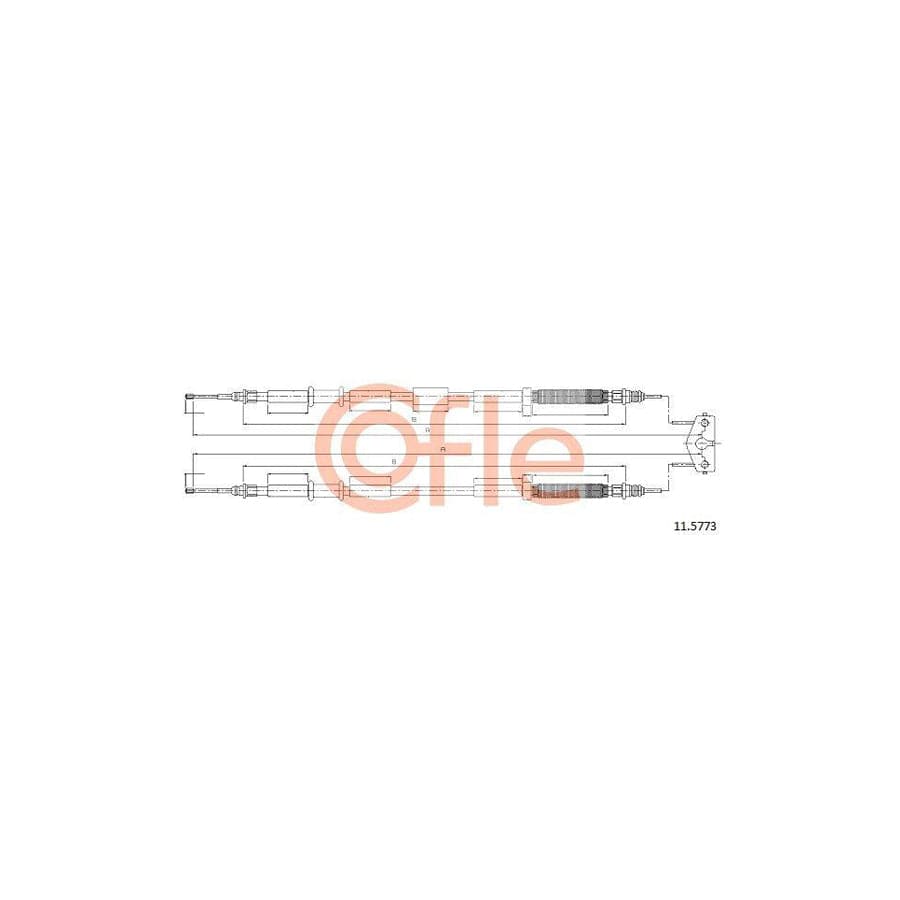 Cofle 11.5773 Hand Brake Cable